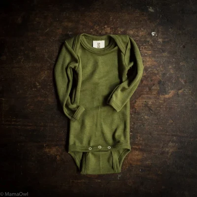 Custom 17.5 Micron Merino Wool Jumpsuit OEKO-TEX Certified Winter Fall Warm Pajamas Crescent Zippy Baby Romper Onesie