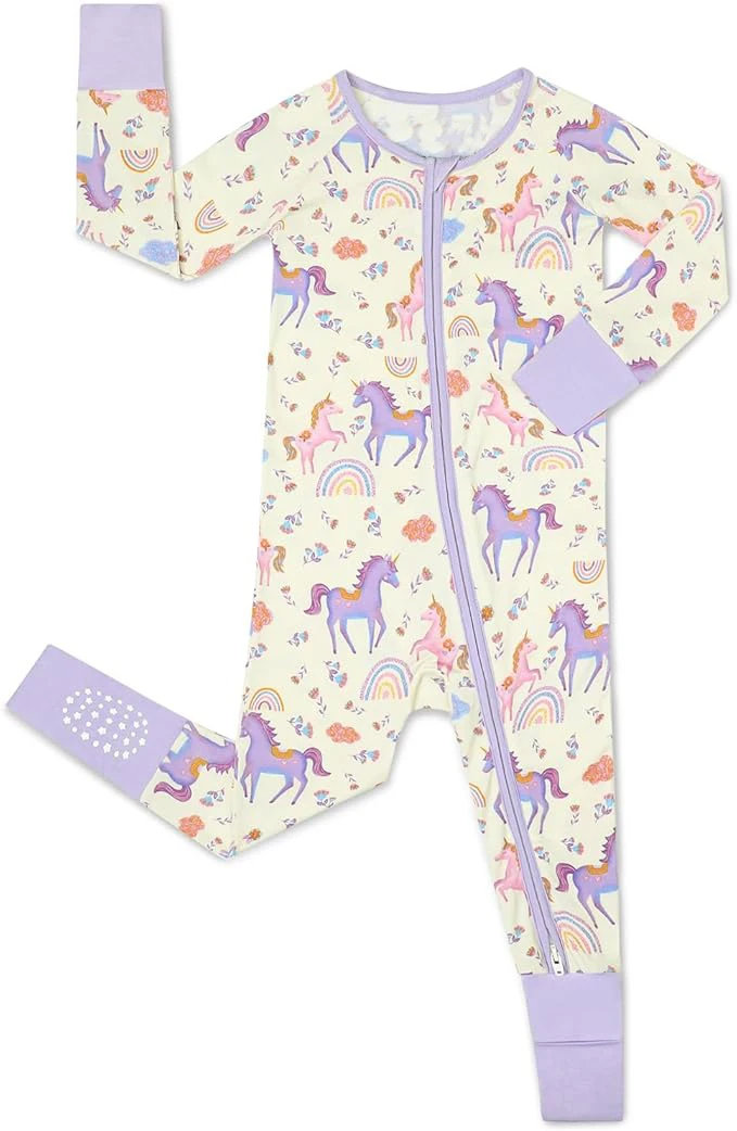 Unique Custom Printed Bamboo Newborn Girls Print Roupa Infant Infantil Jumpsuit Romper Bab