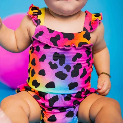 New Fashion Baby Bamboo Bubble Romper Infant Girls Cute Print Sleeveless Jumpsuit Toddler Casual Bamboo Clothes OEKO-TEX CPC