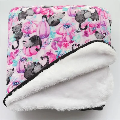 Factory Custom Print Kids Winter Bamboo Plush Blanket Thicker Warm Sherpa Blankets for Boys and Girls Low MOQ High Quality