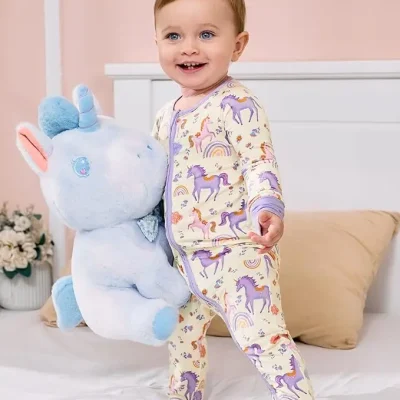 Custom CPC Certificated Bamboo Baby Clothing Jumpsuit Toddles Sleeper Baby Clothes Pajamas Onesie Baby Sleepwear Bamboo Footie