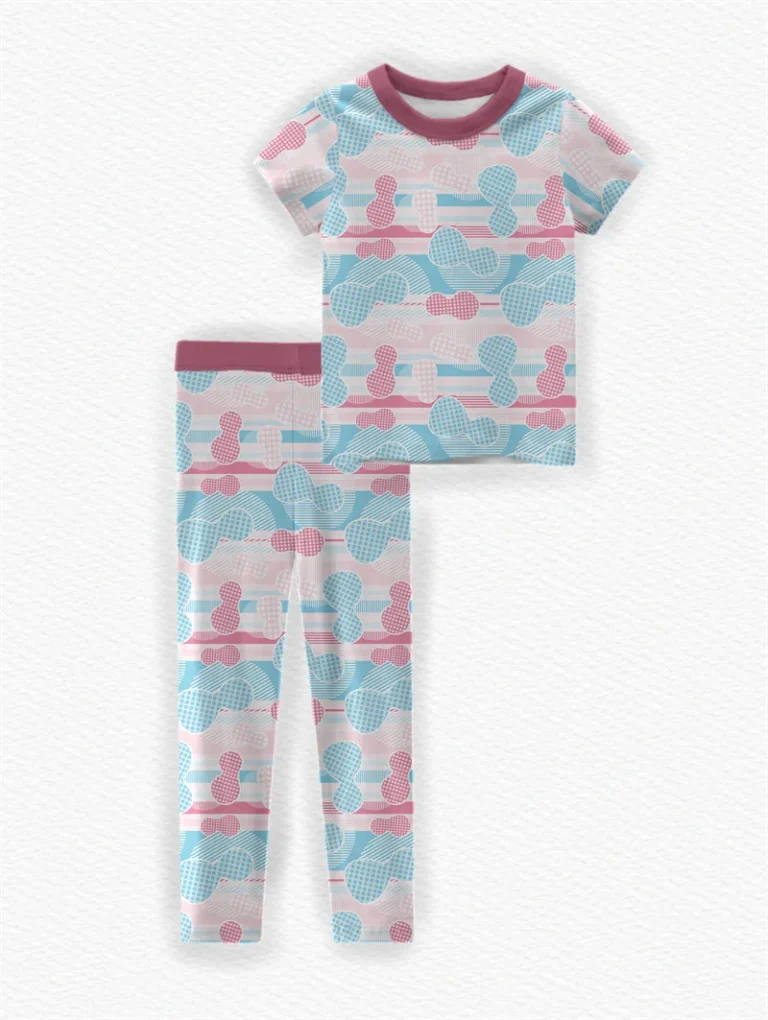 Leading Custom Print Little Sleepers Baby Organic Bamboo Bamboo Zipper Double Baby Pajamas