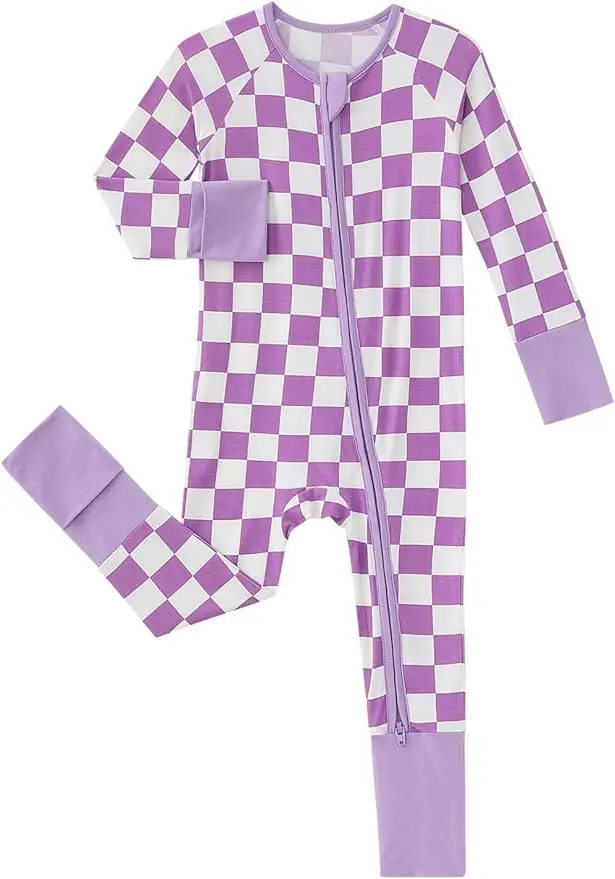 Fast Delivery Rtsbaby Patchwork Zippys Western Bamboo Pajamas Ethical Manufacturing – Whit