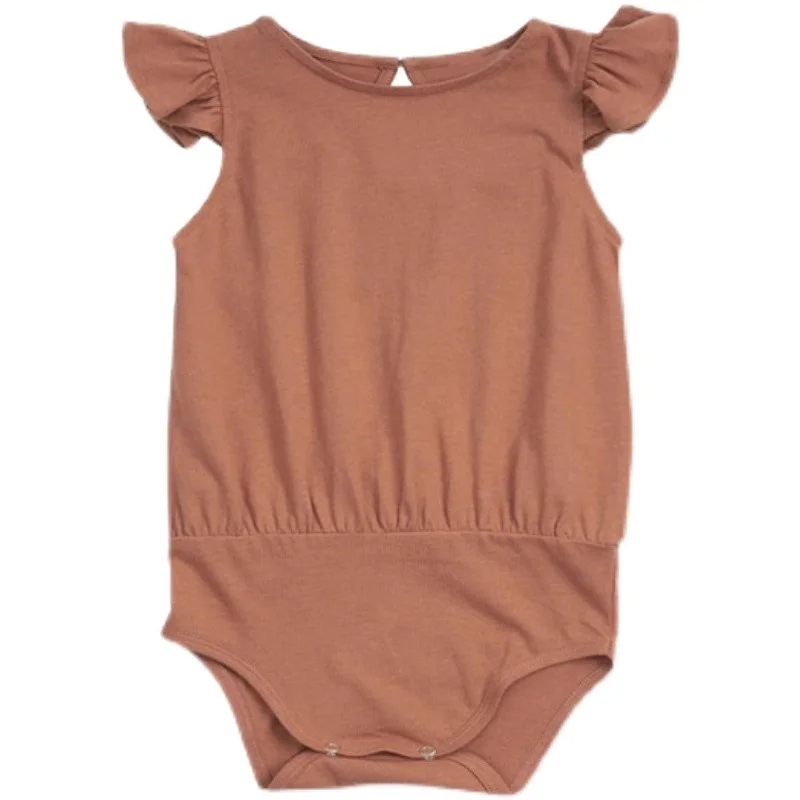 Eco-friendly bamboo rompers in bulk for B2B wholesale – sustainable, soft, and perfect for retail or boutique collections.