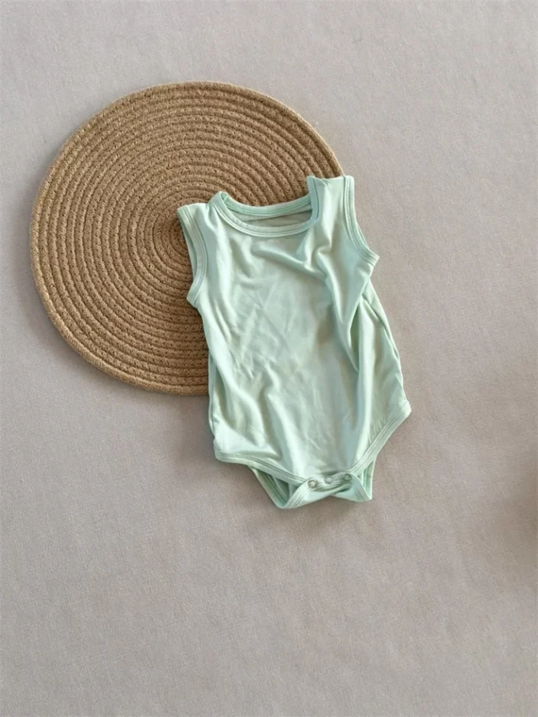 Bulk Wholesale Extra Knitted Bamboo Soft Romper Pattern Bamboo Fabric Small Batch Producti