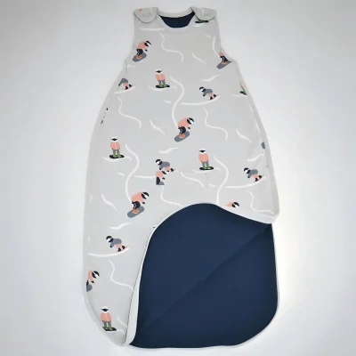 OEM ODM Customize All Season Certificfied 100% Superfine Merino Wool Organic Cotton Baby Sleeping Bag Sack with Oeko-tex RWS
