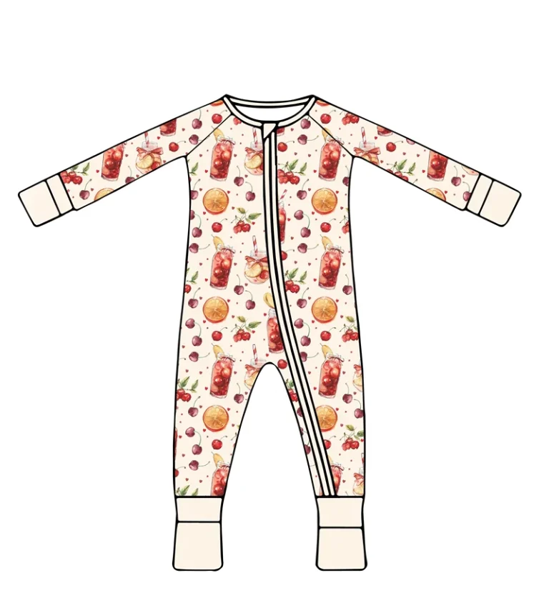 Leading Magnetic Baby Romper Bamboo Infants & Toddlers One Piece Footie Pajamas Bodysuit N