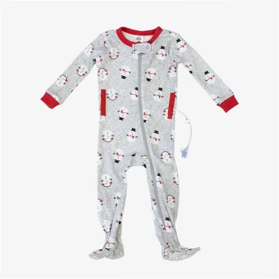 Custom 95% Bamboo 5% Spandex G Tube Clothing for Baby Onesie Romper Long and Short Sleeve G-Tube Zipper Finding Baby Clothes