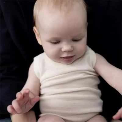 Lightweight 100% Merino Wool Baby Sleeveless Onesie Summer Soft Eco-friendly Summer Romper Infant Top Quality Baby Base Layer