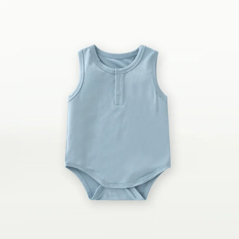 Bamboo Baby Zipper Print Romper Custom Wholesaler Supporting Private Label Service (Low MO