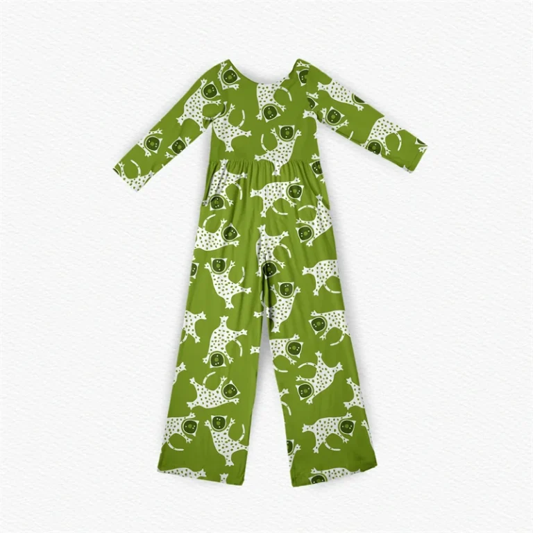 Bulk Wholesale Bamboo Ruffle Pajamas White-Label Manufacturing Factory-Pricing