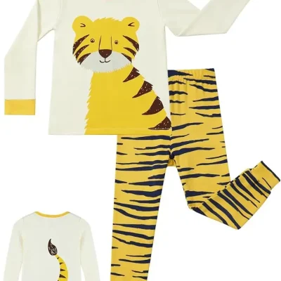 Factory OEM/ODM Custom Pattern Bamboo Girl Sleepwear Bamboo Pajamas Set Kids Night Clothes for Sleep for Girls Two Pieces Set