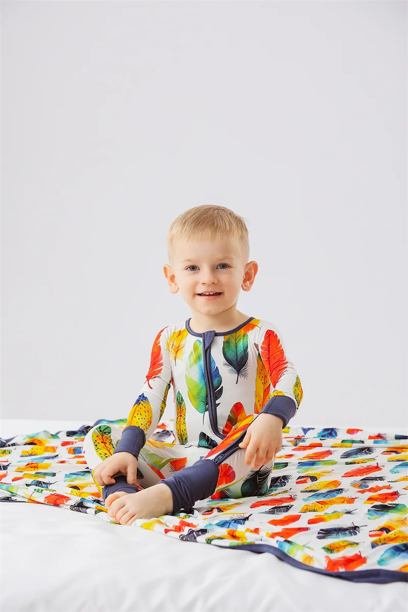 Bamboo Mystery Bamboo Romper - Sustainable, soft, and stylish wholesale babywear ideal for eco-conscious retailers seeking premium quality.
