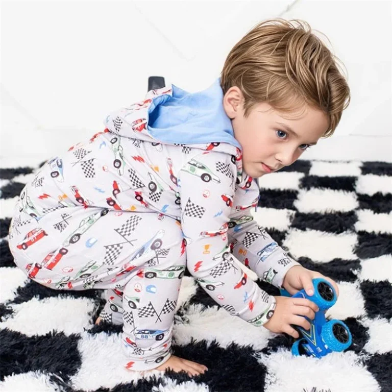 Pajamas Clothes Bodysuit Pajamas Bamboo Bamboo Baby Baby Bamboo Zipper Bamboo Shorties Bam