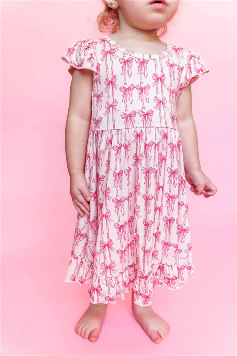 Wholesale bamboo children's Christmas pajamas in festive designs, showcasing sustainable, soft, and breathable sleepwear perfect for retail businesses.