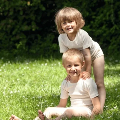 Summer Children's Merino Wool T-shirts Kids Soft Skin-Friendly Short Sleeve Shorts Set Moisture-Wicking Breathable Baby Clothes