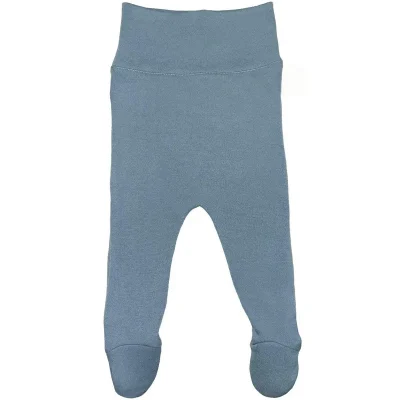 Top Grade Quality Natural Baby 100% Merino Wool Footed Romper Pants Eco-friendly 16.5μm Knitted Long Trousers for Newborn