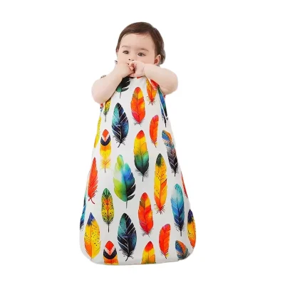 Custom OEKO-TEX CPC Organic Print Bamboo Spandex Baby Sleeping Sack Newborn Plain Bamboo Fabric Sleeping Bag Top Grade