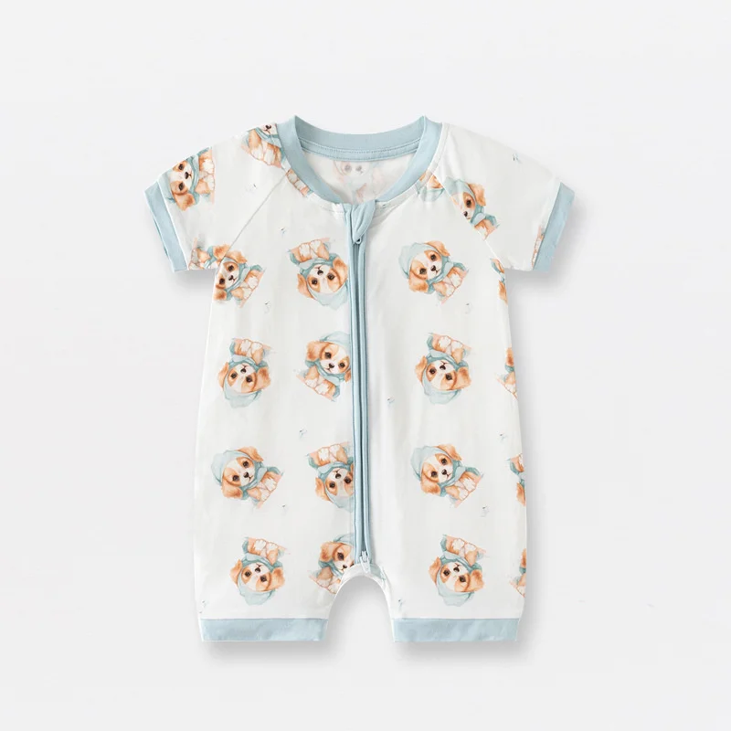 Wholesale organic cotton baby girl jumpsuit rompers set with ruffles, perfect for newborns. Premium baby clothing for B2B bulk orders.